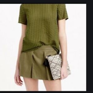 JCrew Olive Skort